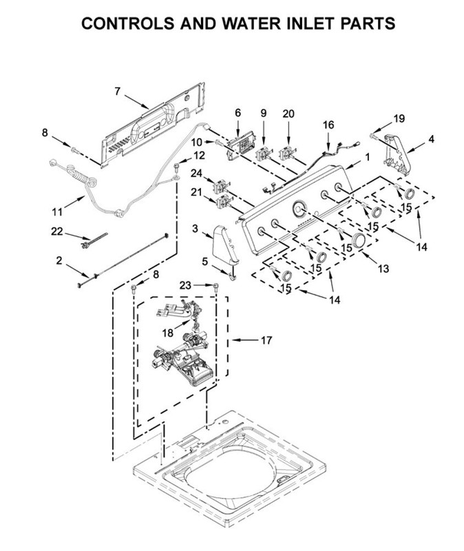 Maytag Washer: Water Temperature Control Switch (W10285512) (P6040) gallery