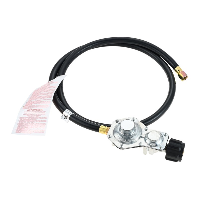 Dual Fuel Generator Two-Stage Propane Regulator 5FT Hose 3/8" Female Flare Nut gallery