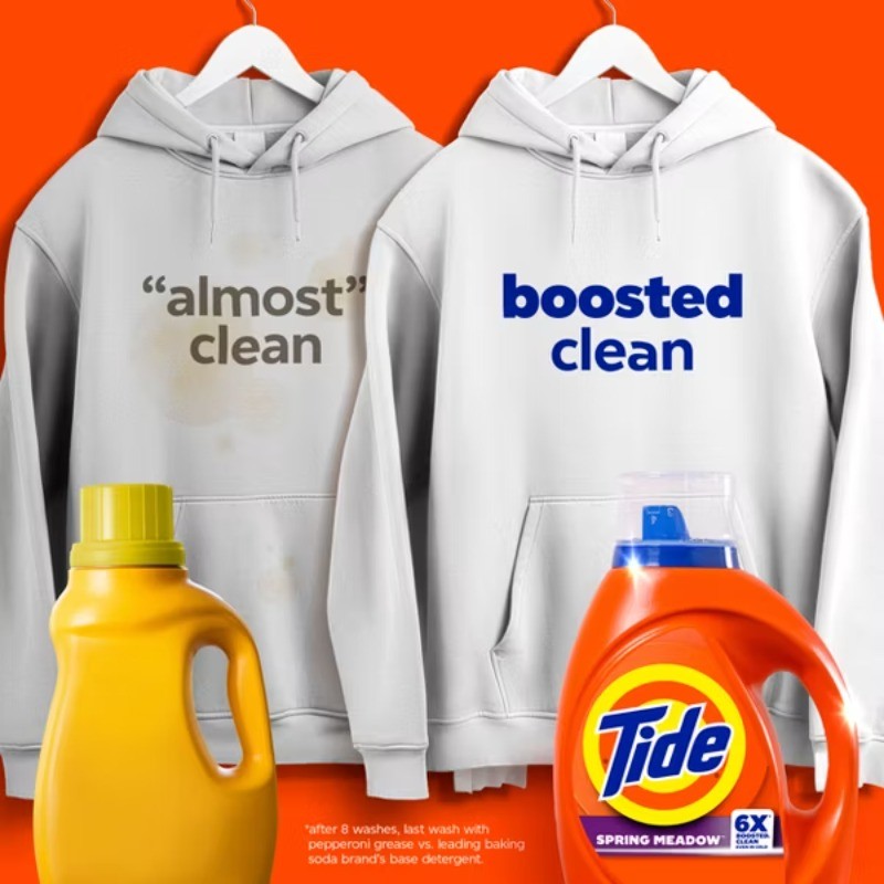 Tide Spring Meadow HE Deep Cleaning Liquid Laundry Detergent 64 Loads - 80 fl oz gallery
