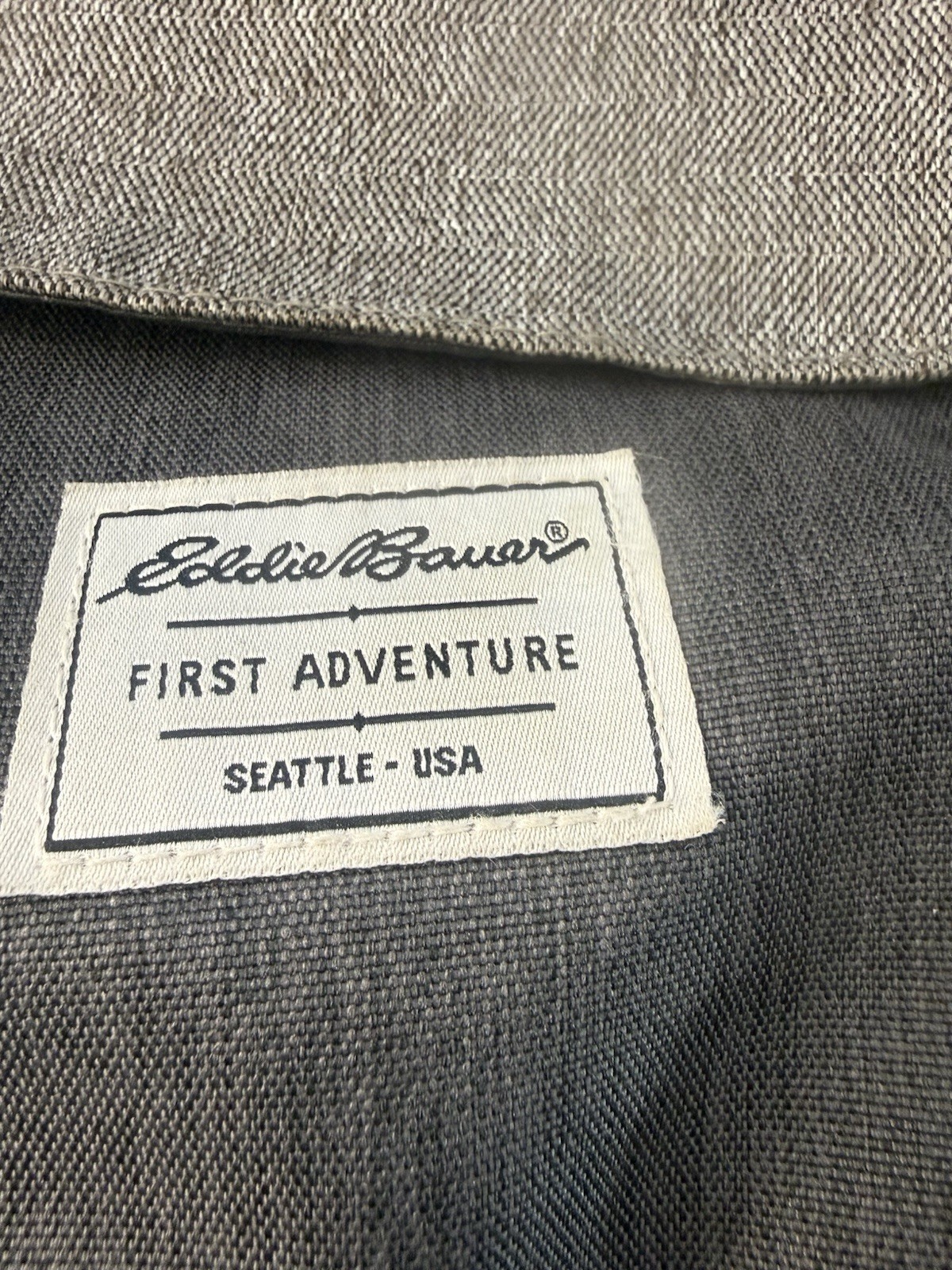 Eddie Bauer First Adventure Hiking Backpack Gray Insulated Side Pockets 2
