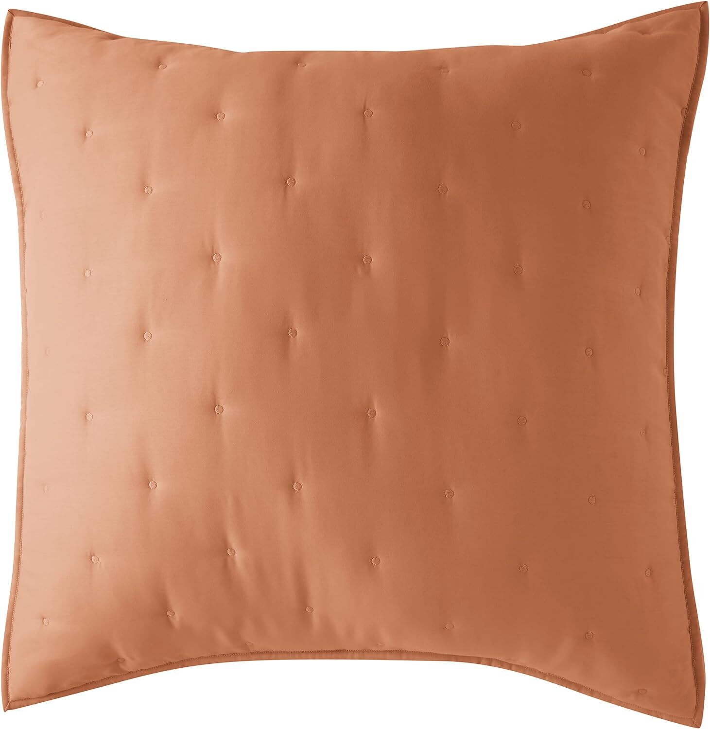 Recycled Polyester & Cotton Blend Quilt Sham, Standard,LIGHT CARAMEL 31.5x31.5IN gallery