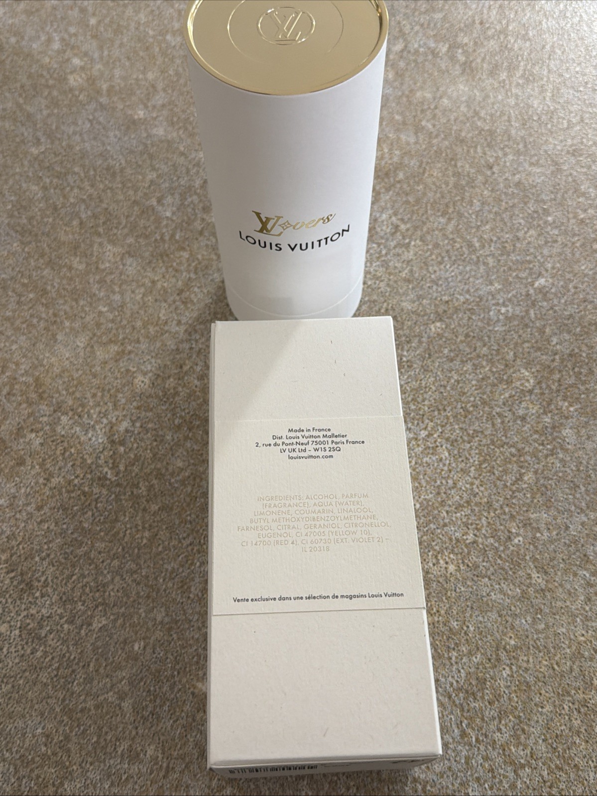 Louis Vuitton [EMPTY BOX] 100% Authentic Perfume For Lovers Cologne 100ml gallery