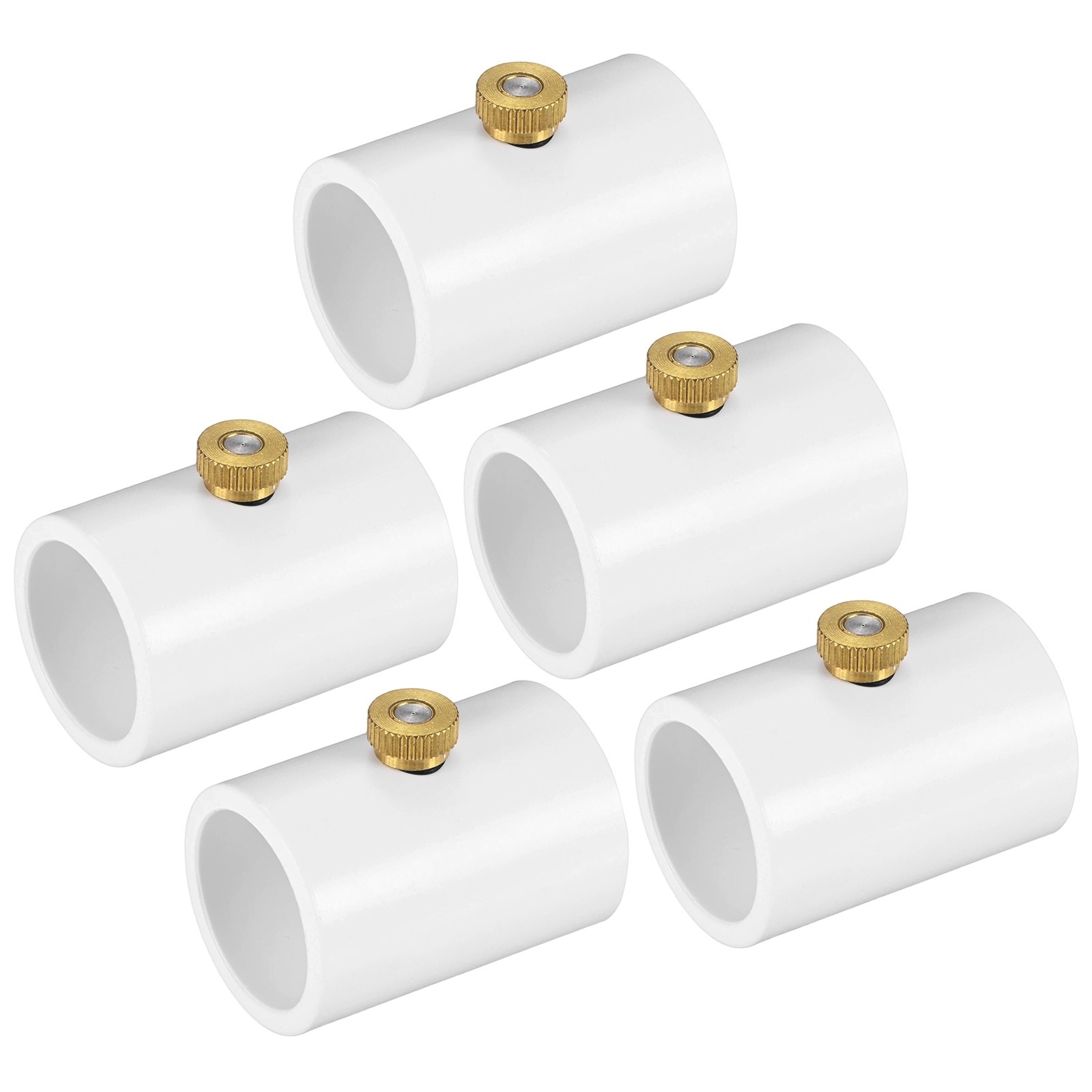 5-Pack Misting Nozzle Coupling, 0.2mm Orifice 1/2 Inch Splitter with Nozzle gallery