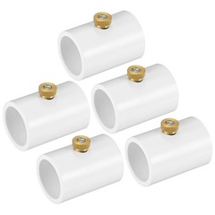 5-Pack Misting Nozzle Coupling, 0.2mm Orifice 1/2 Inch Splitter with Nozzle