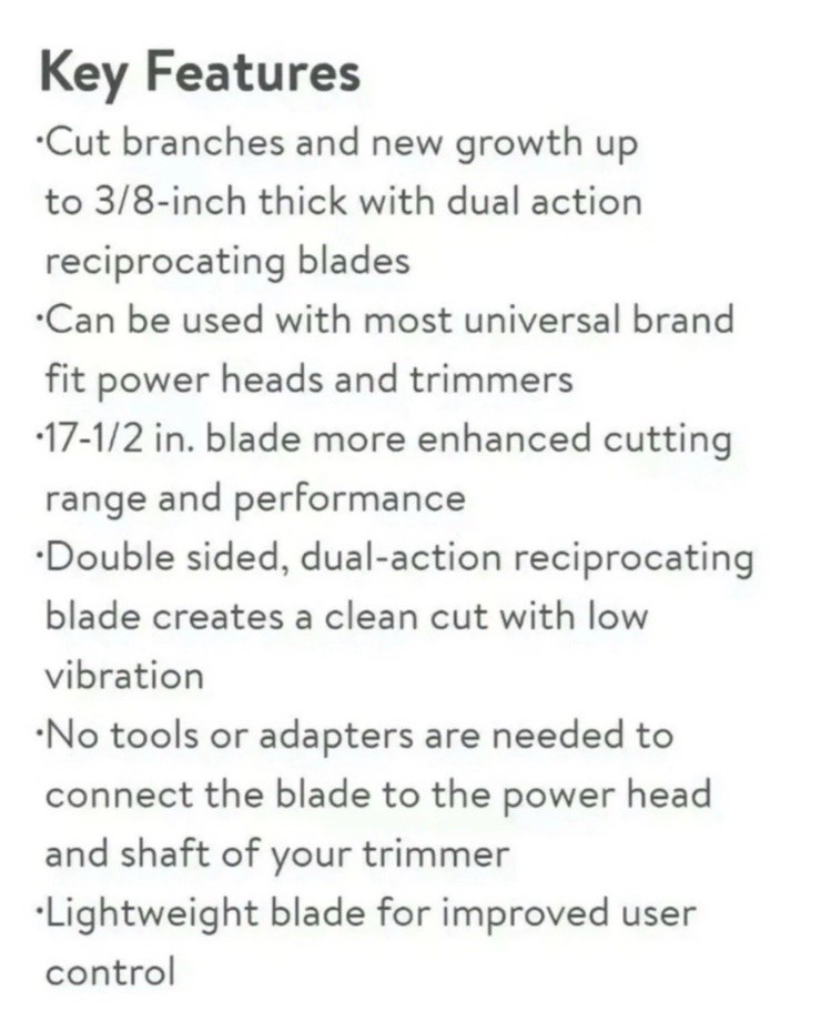 HART PowerFit Hedge Attachment (for Attachment Capable Trimmer) Brand New gallery