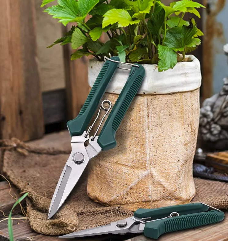 1pc Garden Pruning Shears Stainless Steel Bonsai Scissors Cutter - NEW gallery