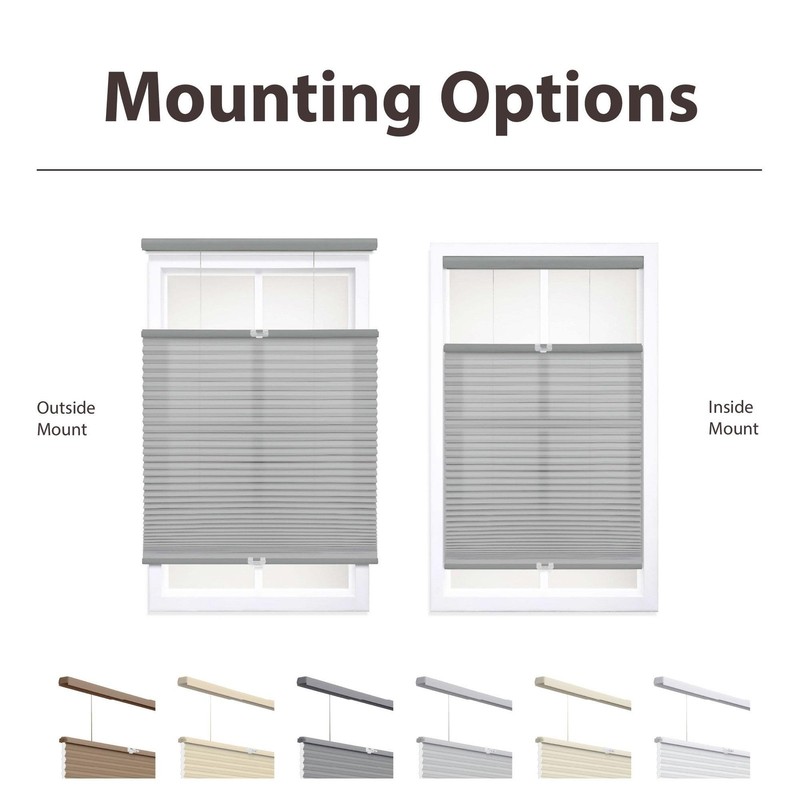 1.5" Light Filtering Top Down Bottom Up Cellular Shade, 35" W x 72" H, Anchor... gallery