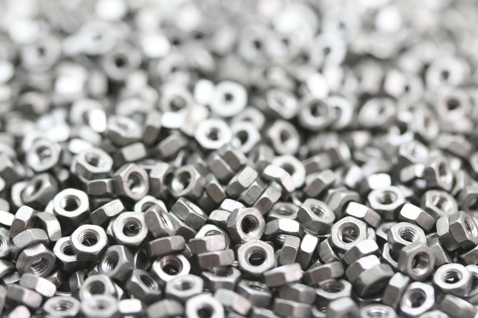 M3-0.50 Metric Hex Nuts, Class 10 Steel w/ Plain Finish DIN 934, Coarse Thread gallery