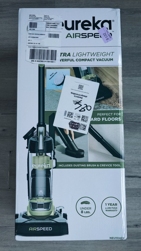 Eureka AirSpeed Compact Upright Vacuum, Lightweight, Carpet & Hard Floor, NEU100 gallery
