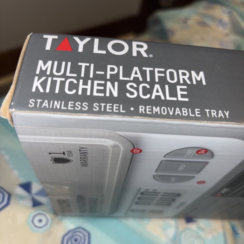 Taylor Multi-Platform Kitchen Scale Up To 11 Pounds Max Stainless Steel 5270842 gallery
