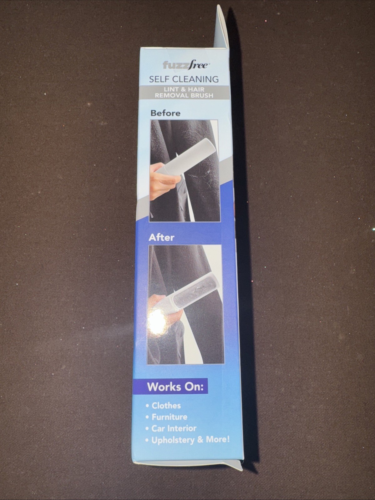 FUZZFREE Self Cleaning Lint & Hair Removal Brush No Batteries Required gallery