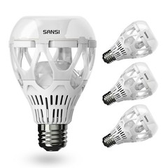 4 Pack LED Light Bulb 18W 150W Equivalent 2000lm Ceramic 5000K Indoor Lamp SANSI