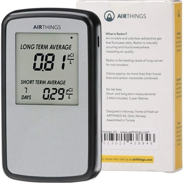 Airthings Corentium Home Digital Radon Gas Detector QRI New Sealed Box gallery