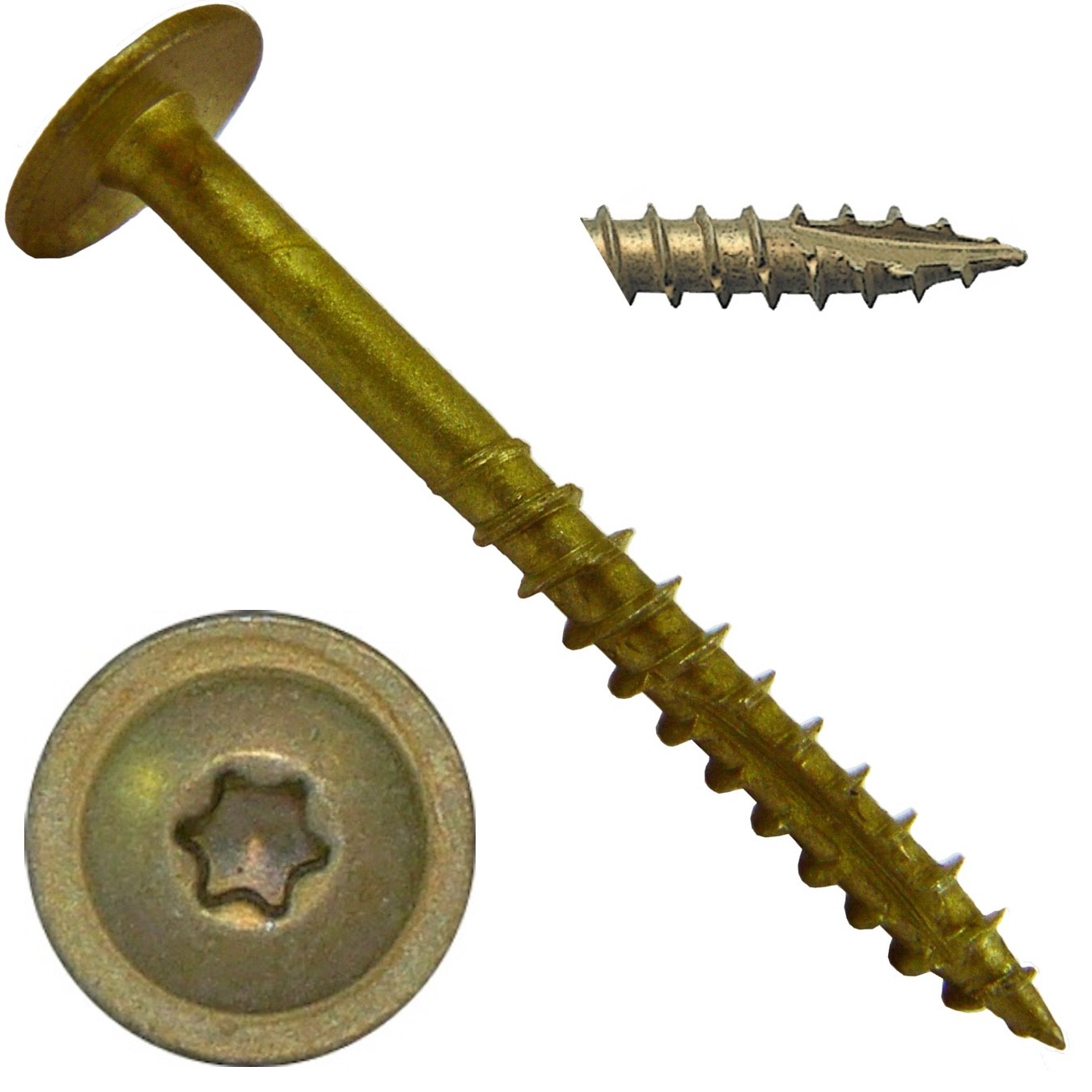 #8 BRONZE STAR EXTERIOR MODIFIED TRUSS HEAD SCREWS: gallery