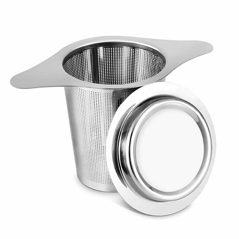 2 Pcs Stainless Steel Mesh Tea Infuser Reusable Strainer Loose Tea Leaf Filter gallery
