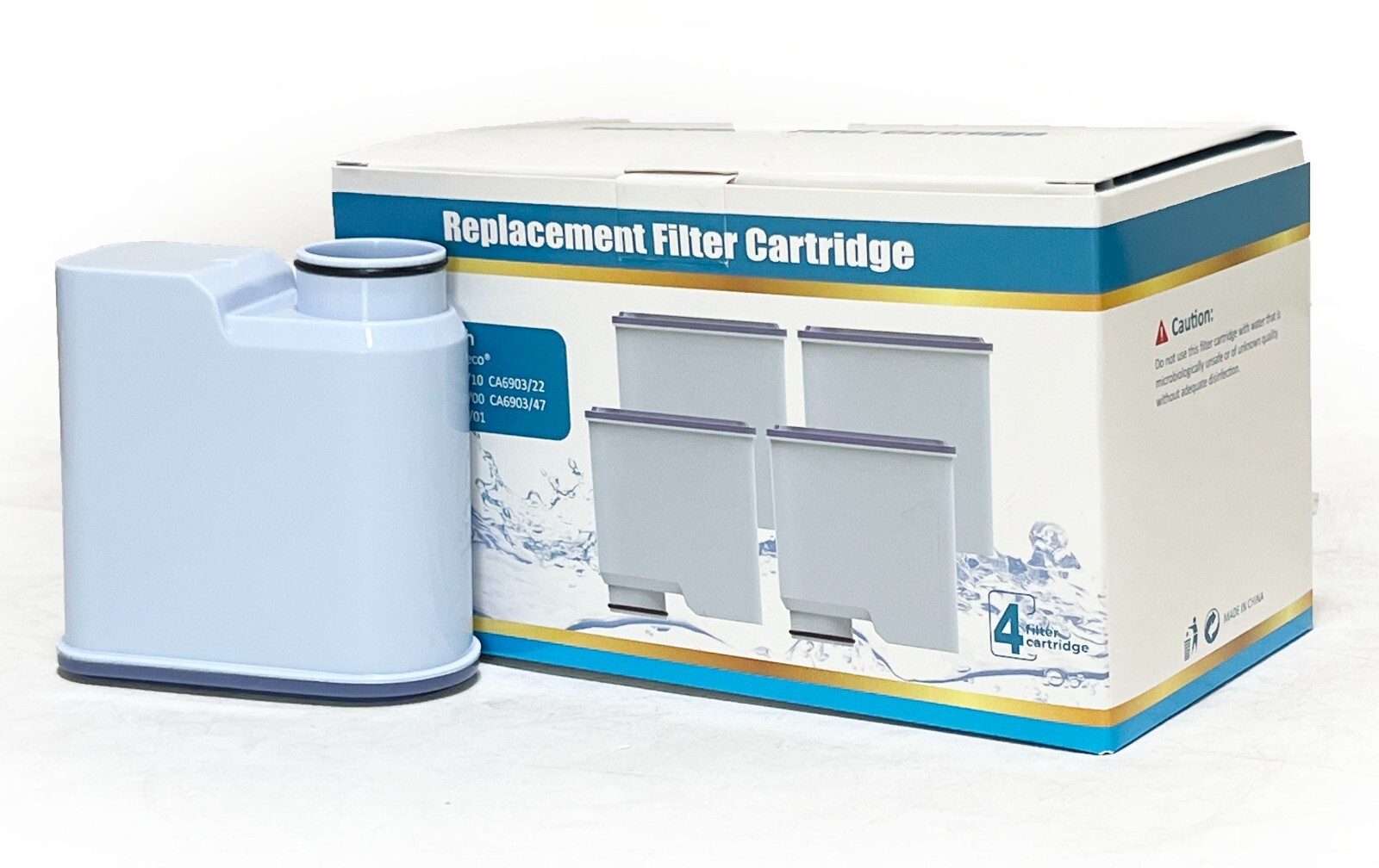 Nispira CA6903 Water Filter for Philips Xelsis Espresso Machine CA6903/10 4 Pk gallery