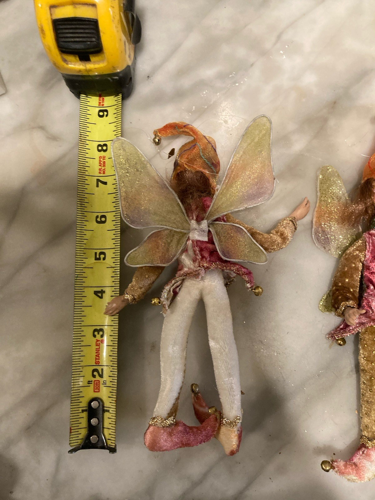 Fully Posable Fairy Elf Ornamnets Holiday Decorations set of 4 gallery