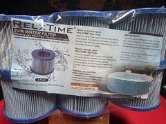 RELXTIME 6 Pack Blue Spa Filter Cartridges Pool Hot Tub Filters Replacement F S