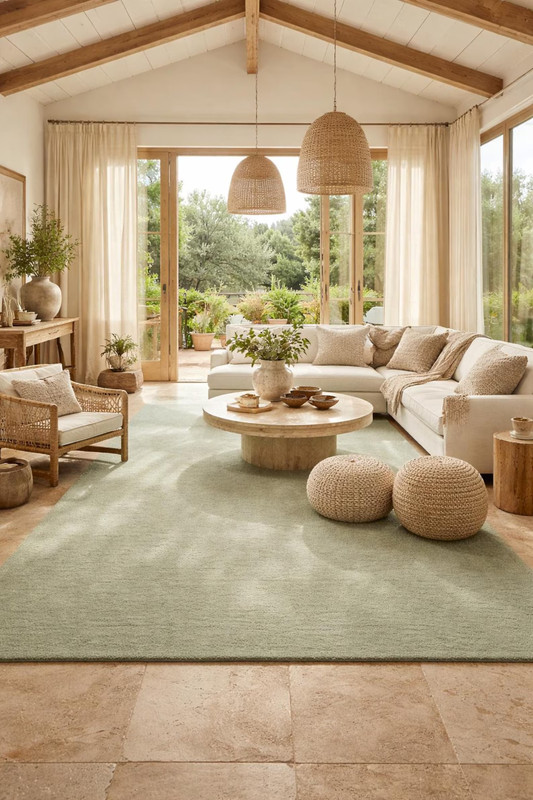 Hand Tufted Wool Area Rug | solid color Luxury Thick Pile Designer Rug & Carpet gallery