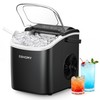 EUHOMY IM-06D-HM Countertop Ice Maker 26lbs/24H 9 Cubes in 6 Min Self-Cleaning gallery