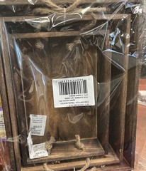 New Image Trays Nested Barnwood 3pc