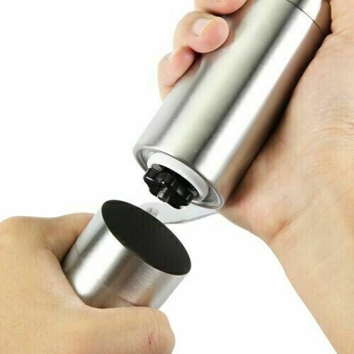 Manual Coffee Bean Grinder Stainless Steel Hand Coffee Mill Ceramic Burr US Ship gallery