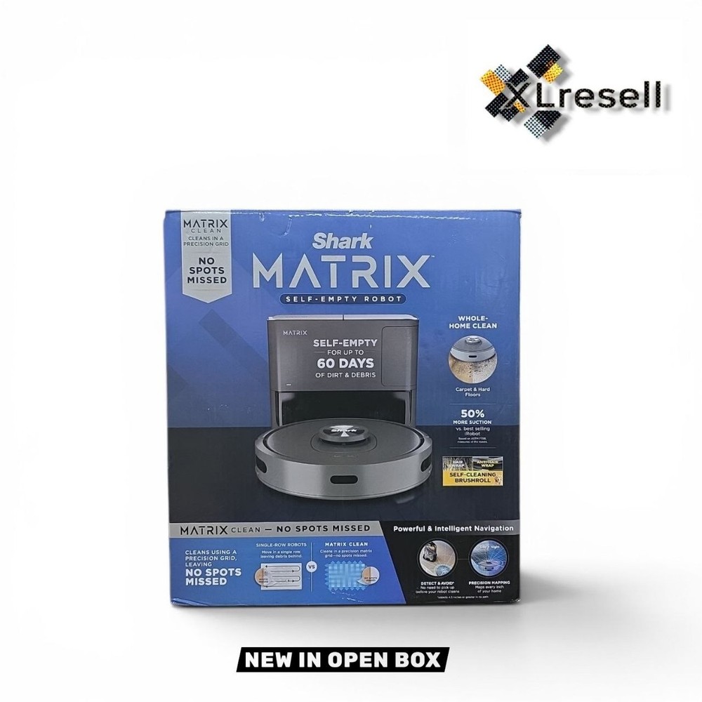 Shark Matrix Robot Vacuum Self Empty with Self Cleaning Brushroll UR2350AE