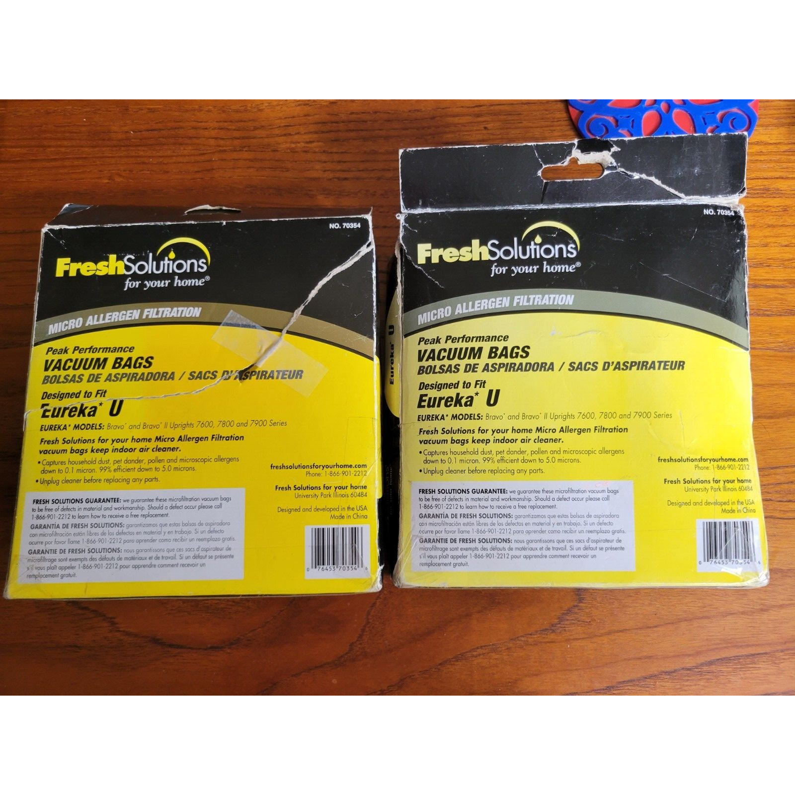Fresh Solutions Eureka Vacuum Bags U Style 6-Pk Micro-Allergen Filtration 70354 gallery
