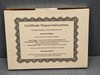 Beautiful Walnut Certificate Plaque 8.25" x 10.75" Display your Credentials! gallery