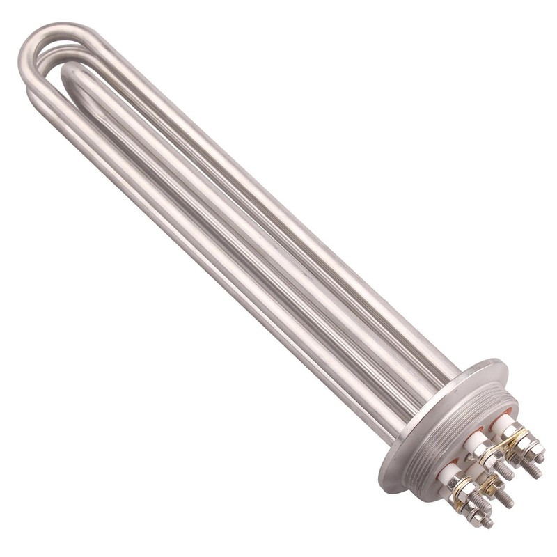 Tri Clamp Heating Element 2in 3KW 3750W 4.5KW 6KW 9KW Immersion Heater SS Tube gallery