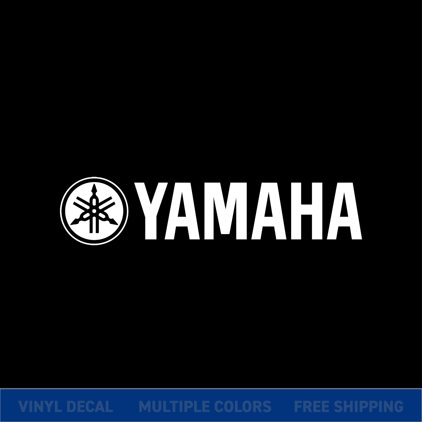 Yamaha Logo Vinyl Decal Sticker | Motorcycle Car Window Bike Graphic | xColors gallery