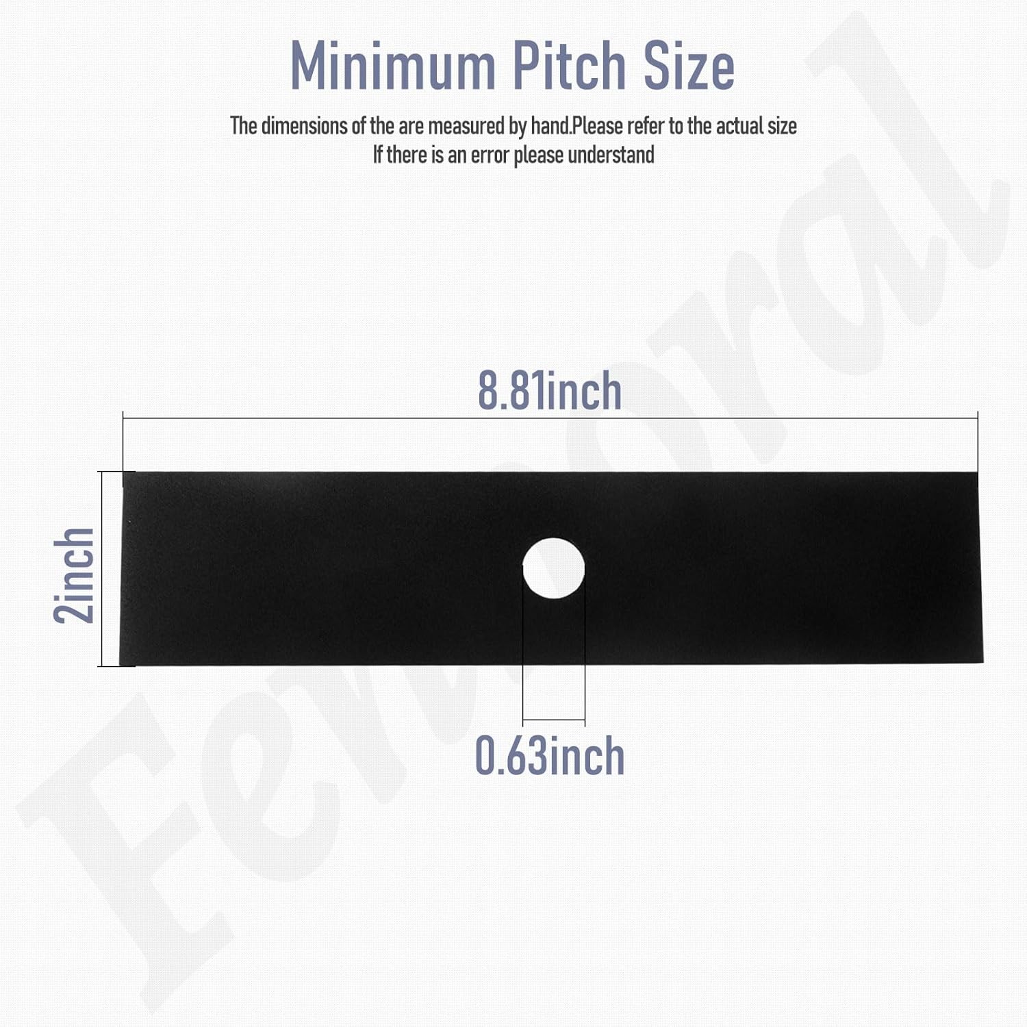 3 PCS (9" X 5/8" CENTER HOLE) EDGER BLADE 781-0748-0637 FOR MTD TB554 TEB515 W gallery