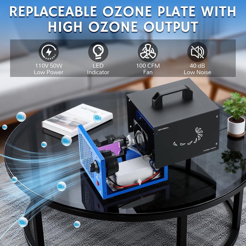 Powerful O3 Deodorizer - Eliminate Odors 2000sq.ft. gallery