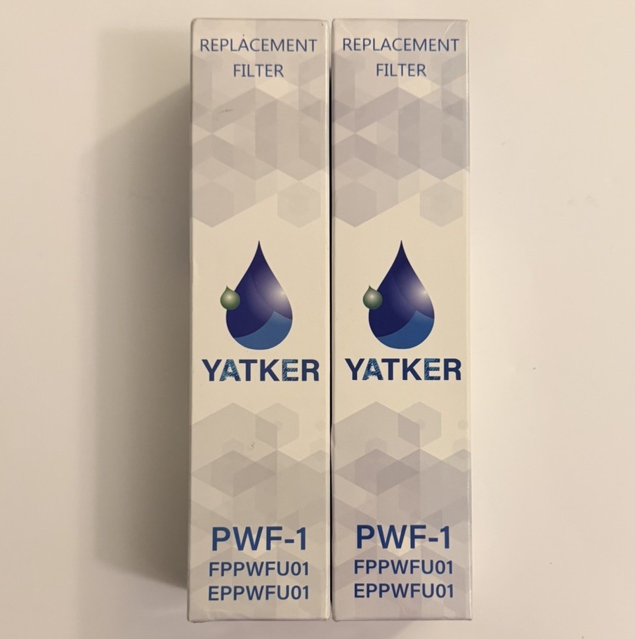 2 Pack PWF-1 Yatker Replacement Refrigerater Filter (EPPWFU01 FPPWFU01) gallery