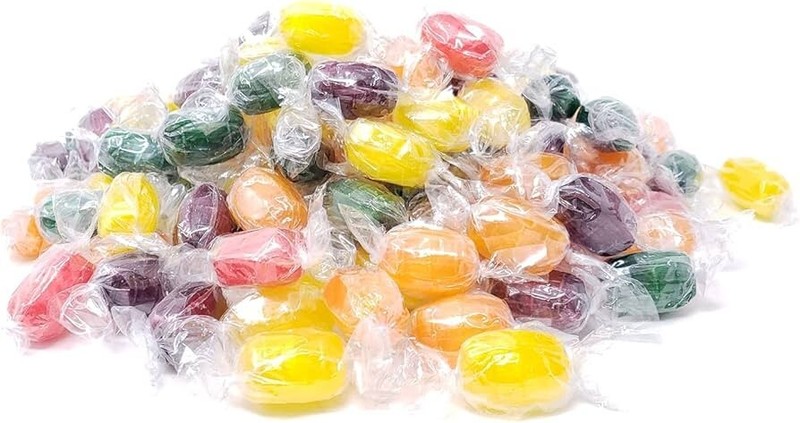 Assorted Fruit Flavored Barrels, Individually Wrapped Bulk Hard Candy (2 Pounds) gallery