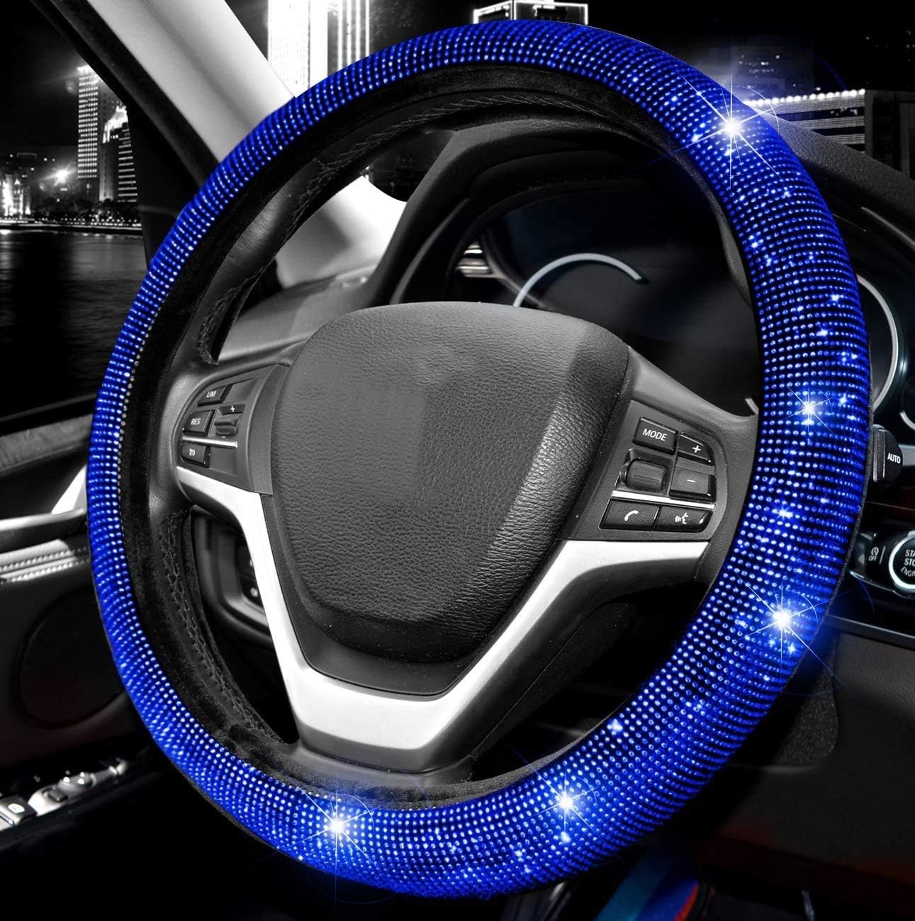 Steering Wheel Cover for Bling Bling Crystal Diamond Sparkling Car SUV Wheel Pro gallery