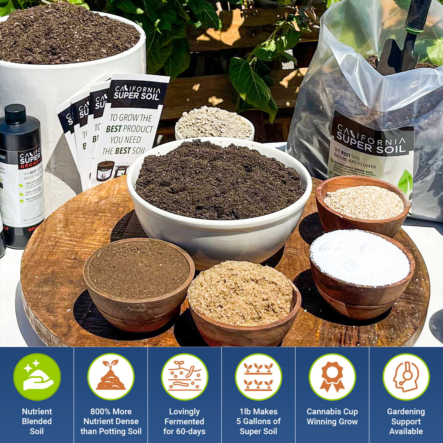 California Super Soil Premium Concentrate - All in one Soil Amendment gallery