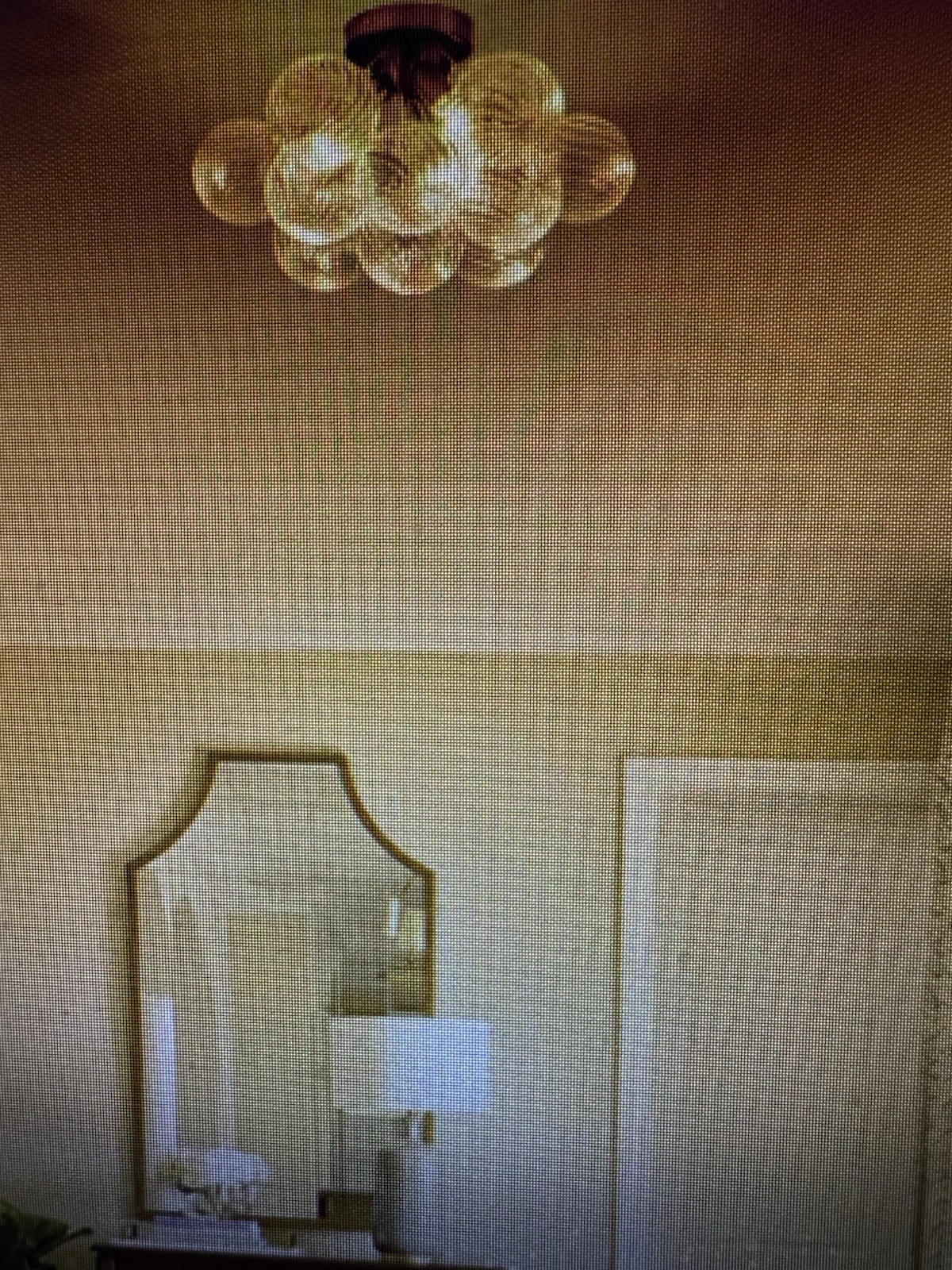 Semi Flush Chandelier Gold, Modern Light Fixtures Ceiling Mount Visual Comfort gallery