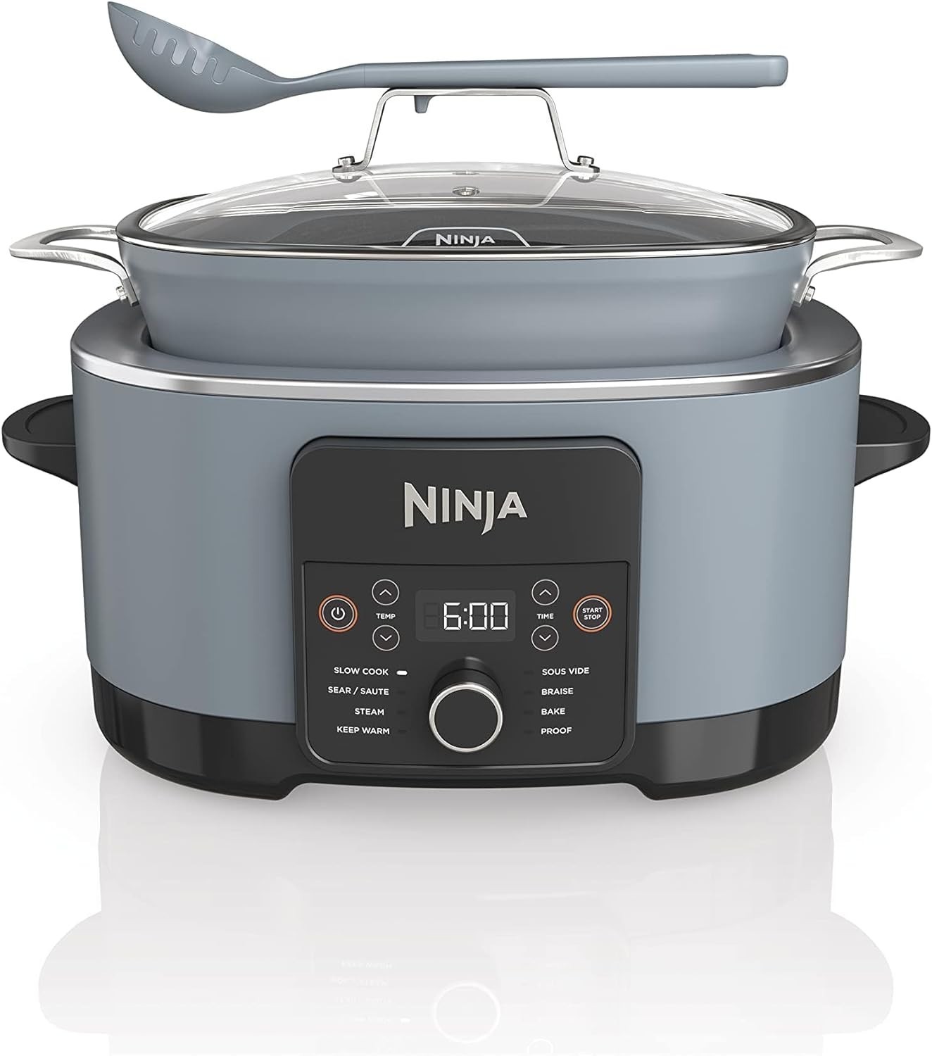 Ninja MC1001 - Foodi PossibleCooker PRO, 8.5qt Multi-Cooker - Sea Salt Grey gallery
