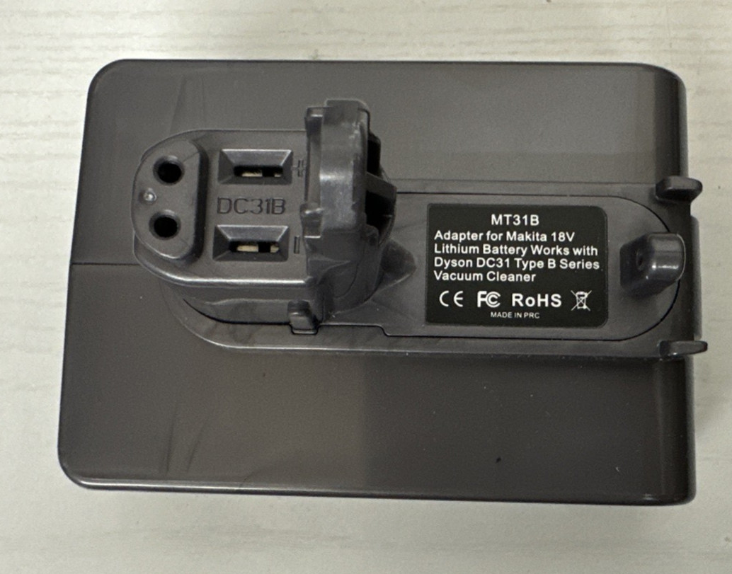 Battery Adapter for Dyson DC31 Type B – Multi-Brand Compatibility | Open Box gallery