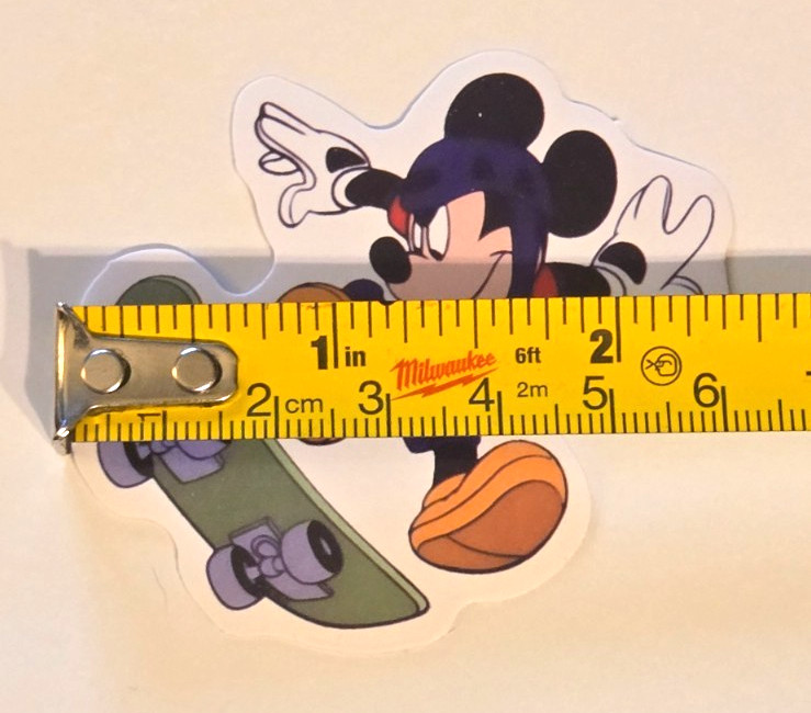MICKEY MOUSE Skateboarding Vinyl Sticker Computer Decal Laptop Water Bottle NEW gallery