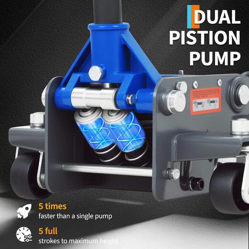 Low Profile Racing Floor Jack 3 Ton Hydraulic Steel Aluminum Quick Lift Jack gallery