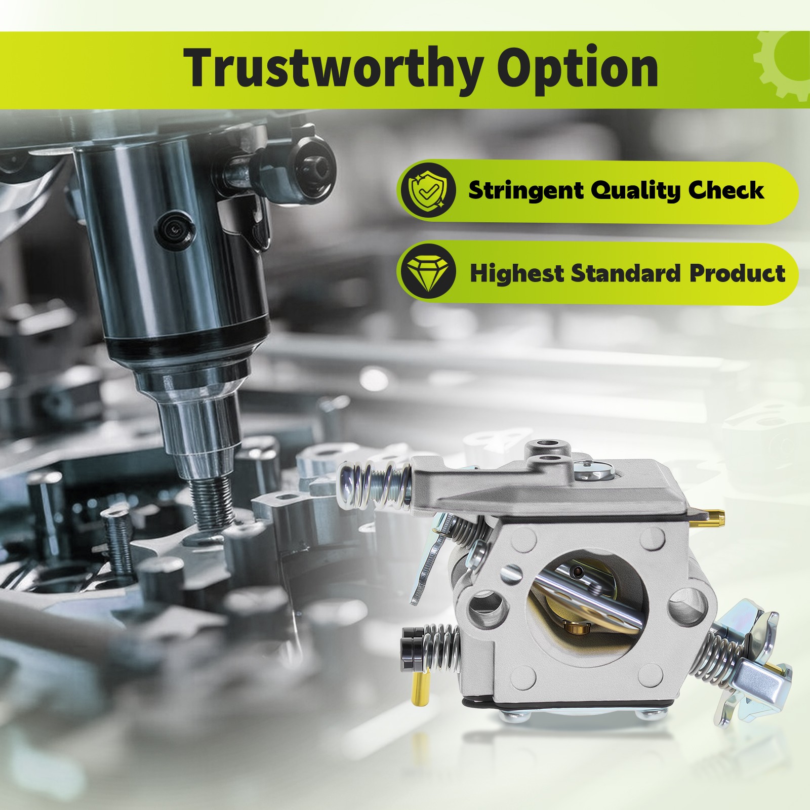 Carburetor Spark Plug Air Filter Gaskets Fuel Line For Craftsman Chainsaw 42cc gallery