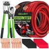 1/0 Gauge Wire, Crimping Tool, Cutter, 10 Lugs, and 20 Heat Shrink Wrap gallery