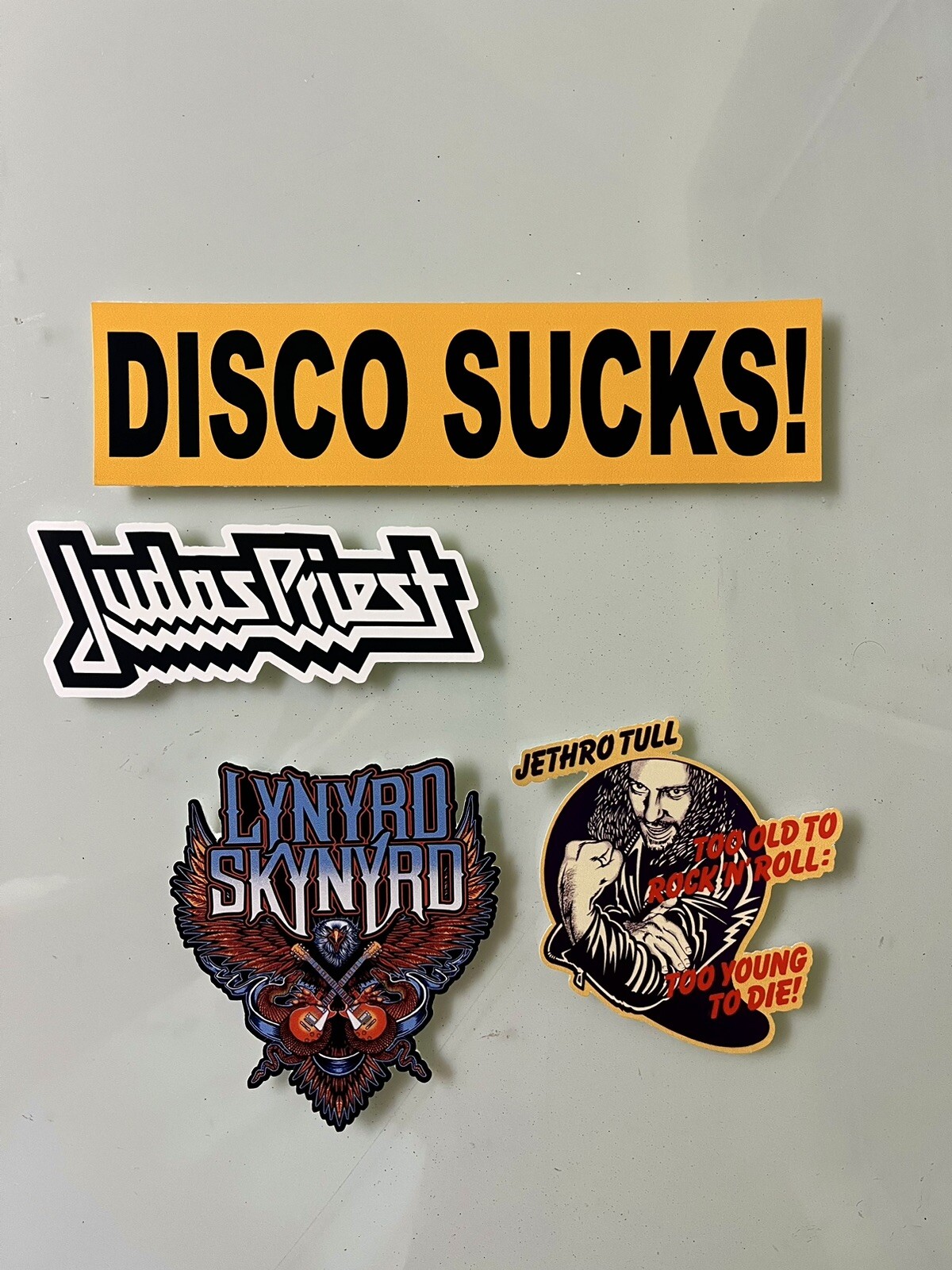 Classic Rock Sticker Pack - Led Zeppelin Queen Ac/dc Van Halen 70’s Classic Rock gallery