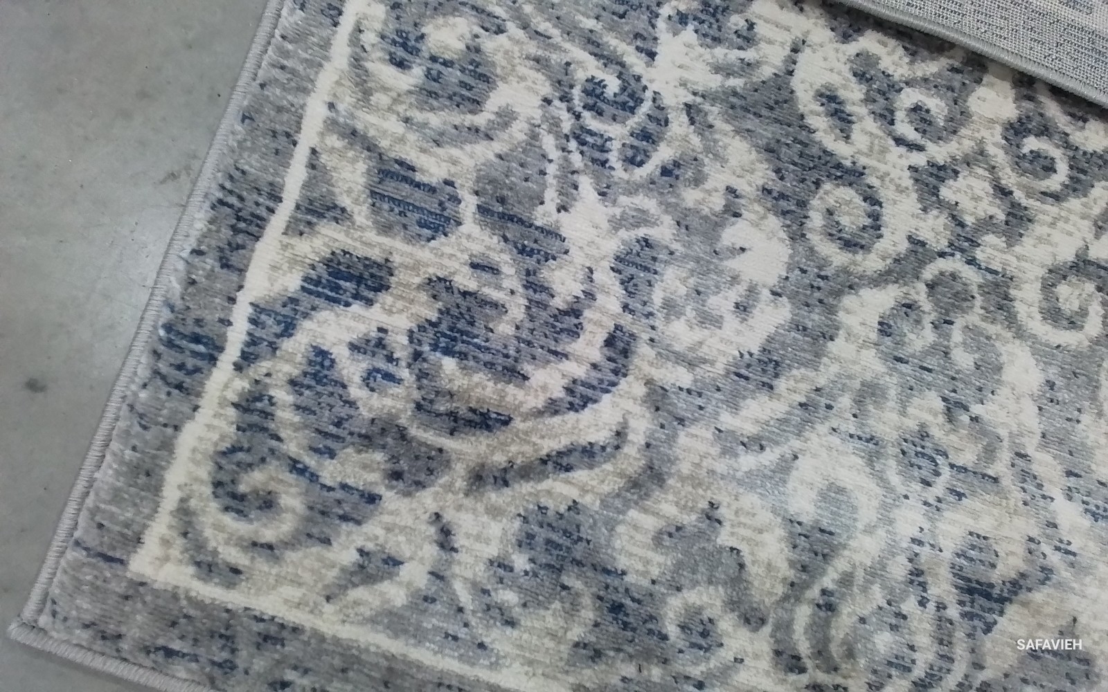 LIT GREY / BLUE 5'-3" x 7'-6" Back Stain Rug, Reduced Price 1172780299 BNT810G-5 gallery