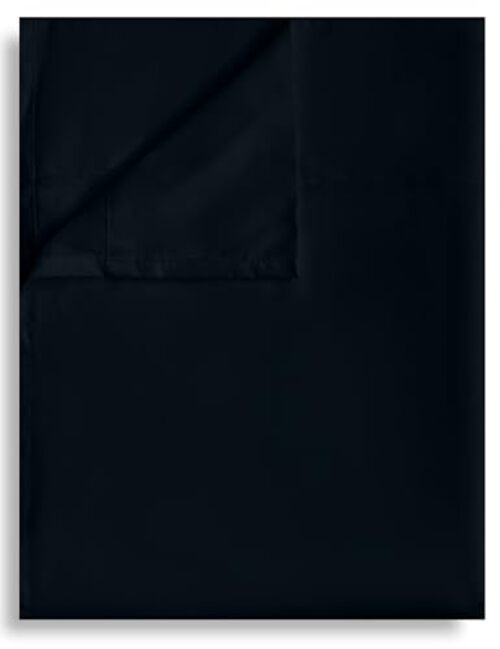 Flat Sheet Only Pack Top Bed Sheets, Soft Breathable Brushed King 1 Black gallery