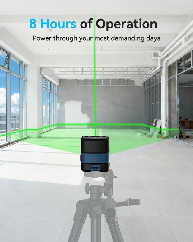 Laser Level Cross Line Self-Leveling Vertical Horizon Lines Rotatable 360 Degree gallery