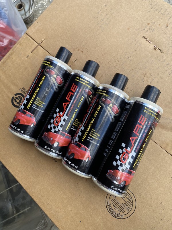 GLARE Ultra 2000 PROFESSIONAL AUTO CAR PAINT POLISH WAX 12OZ 4 BOTTLE LOT NEW! gallery
