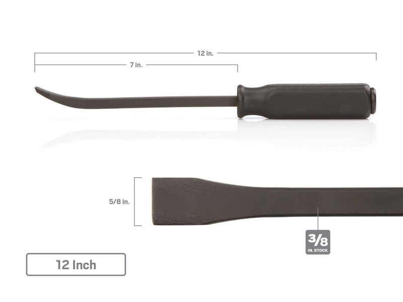 TEKTON Angled End Handled Pry Bar Set, 3-Piece 3-pc Set (12, 17, 25 in.), 0 gallery